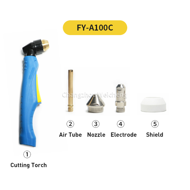 Plasma Cutting Consumable Plasma Manual Torch FY-A100C Air Cooling Torch