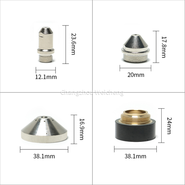  Plasma Cutting Consumable Electrode JX131100 Nozzle JX131130 Shield JX131002 For FY-JX131 Torch