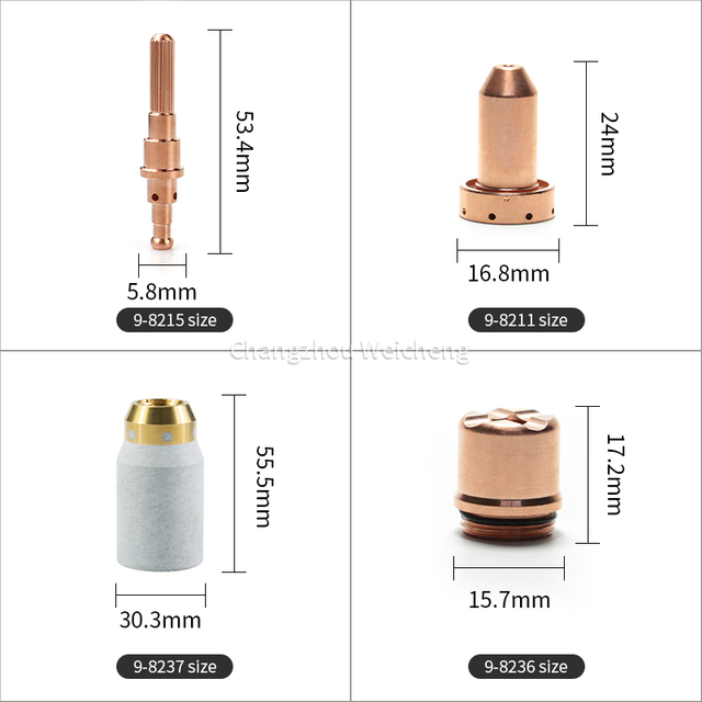  Plasma Electrode Nozzle Shield Cap 9-8235 9-8256 9-8226 9-8244 9-8227 9-8215 For SL60SL100