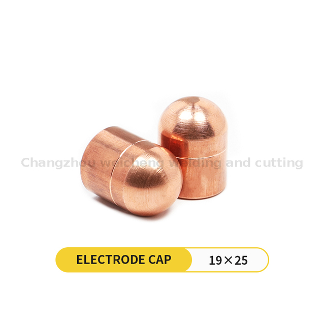 Customized Size Round Spot Welding Electrode Cap Tip Electrode Material 19*25mm