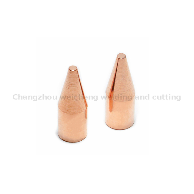 High Quality Pointed Electrode Cap Tip Resistance Welding Electrode Material 16*45mm