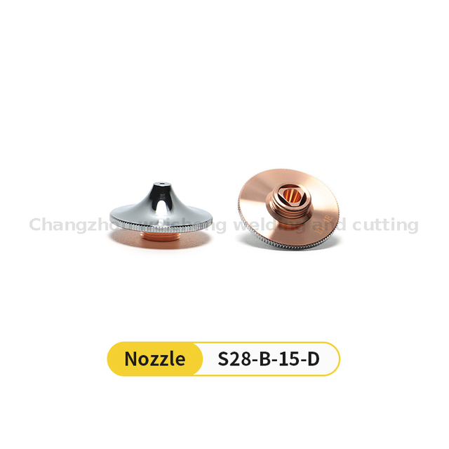 Laser Cutting Nozzle High Speed Anti-collision Double Chrome-plated Copper Nozzle Accessories 28mm