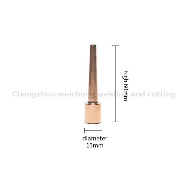 High Quality Long Pointed Electrode Cap Tip Resistance Welding Electrode Material 16*20mm