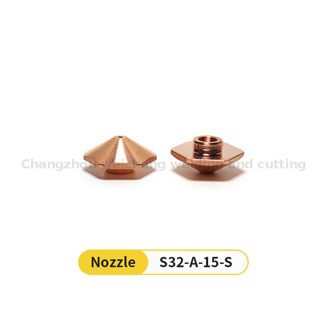 Laser Cutting Nozzle Hexagon Single Layer Copper Nozzle Accessories 32mm