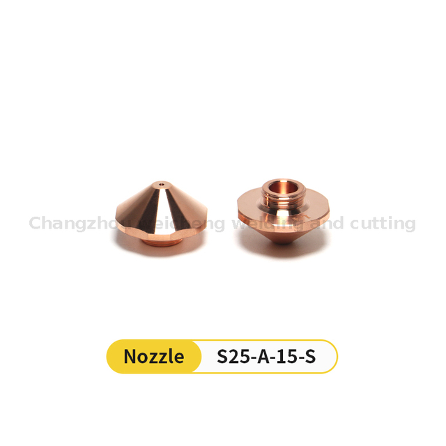 Laser Cutting Nozzle Hexagon Single Layer Copper Nozzle Accessories 25mm