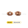 Laser Cutting Nozzle Hexagonal Double Layer Copper Nozzle Accessories 32mm