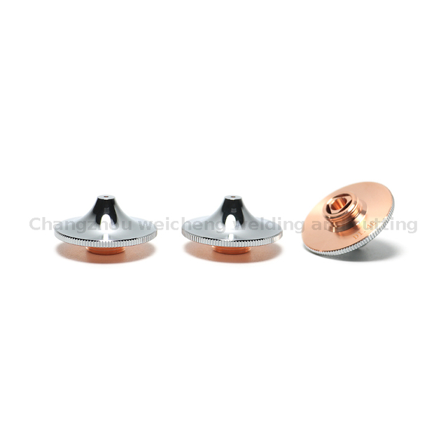 Laser Cutting Nozzle High Speed Anti-collision Double Chrome-plated Copper Nozzle Accessories 28mm