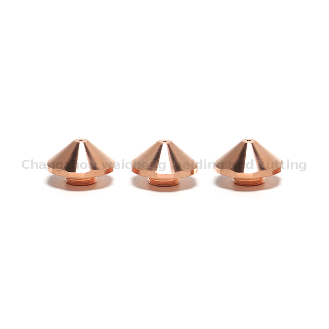 Laser Cutting Nozzle Hexagon Single Layer Copper Nozzle Accessories 25mm